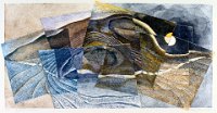 Paysage predateur  'Predatory Landscape' - image size 29 x 56 cms - 7 etched and aquatinted plates, forming a kind of jigsaw with overlays, printed in 7 colours on Ssunders Waterford 180 gsm paper.