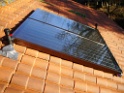Panneaux solaires sur toiture sud ouest..
